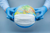 Globe with Mask